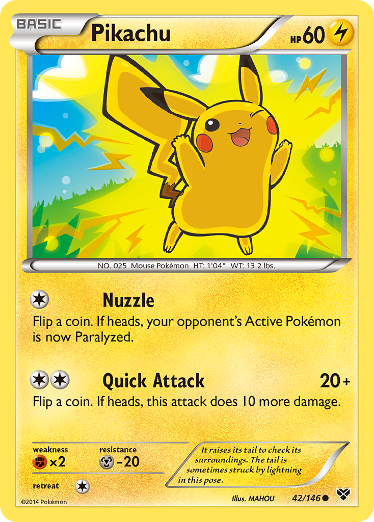 Pikachu (42/146) [XY: Base Set] | Cracking-Singles