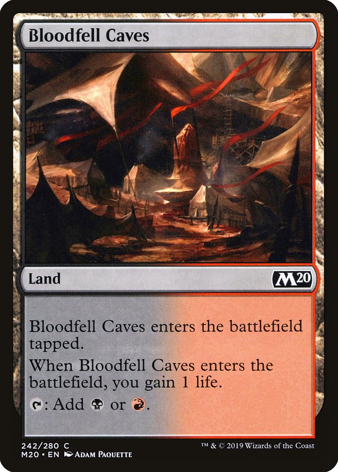 Bloodfell Caves [Core Set 2020] | Cracking-Singles