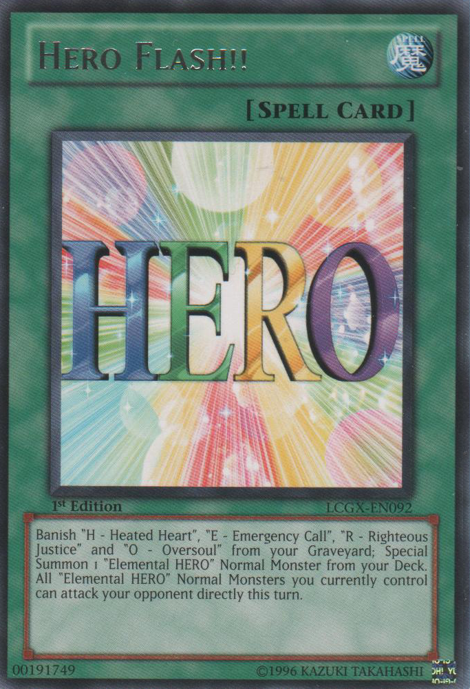 Hero Flash!! [LCGX-EN092] Rare | Cracking-Singles