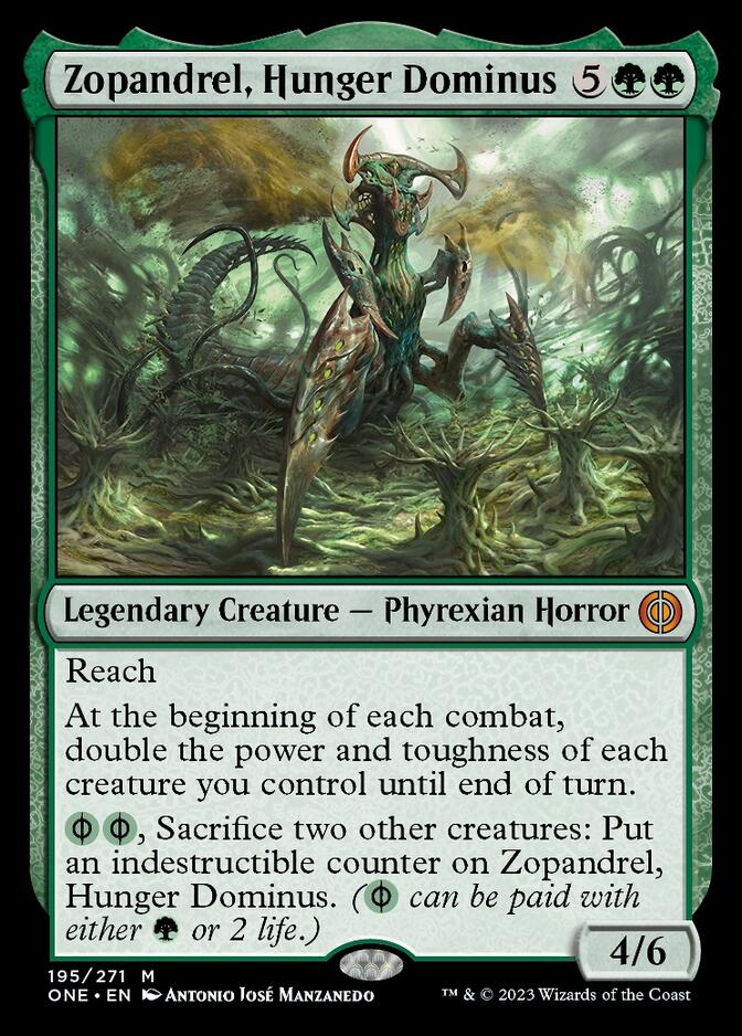 Zopandrel, Hunger Dominus [Phyrexia: All Will Be One] | Cracking-Singles