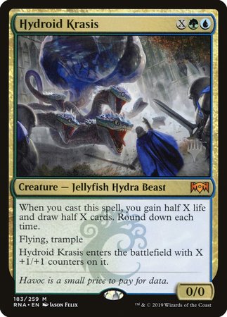 Hydroid Krasis [Ravnica Allegiance Promos] | Cracking-Singles