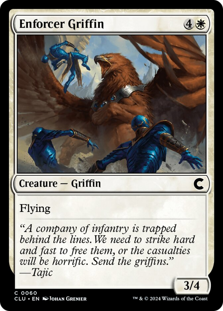 Enforcer Griffin [Ravnica: Clue Edition] | Cracking-Singles