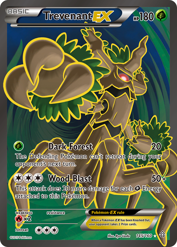 Trevenant EX (145/160) [XY: Primal Clash] | Cracking-Singles