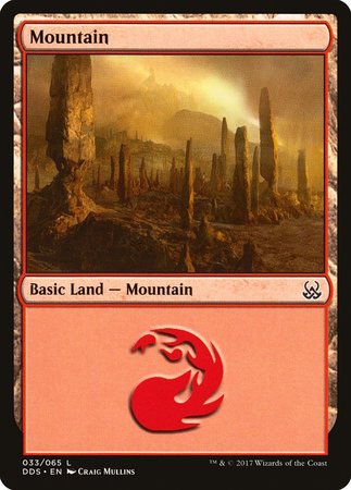 Mountain (33) [Duel Decks: Mind vs. Might] | Cracking-Singles