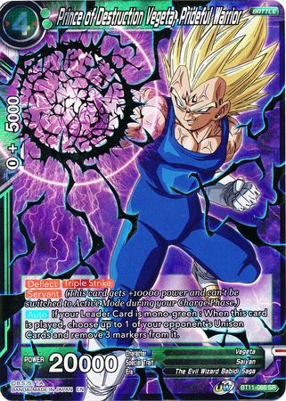 Prince of Destruction Vegeta, Prideful Warrior [BT11-066] | Cracking-Singles