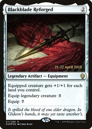 Blackblade Reforged [Dominaria Promos] | Cracking-Singles