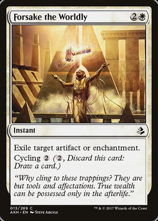 Forsake the Worldly [Amonkhet] | Cracking-Singles