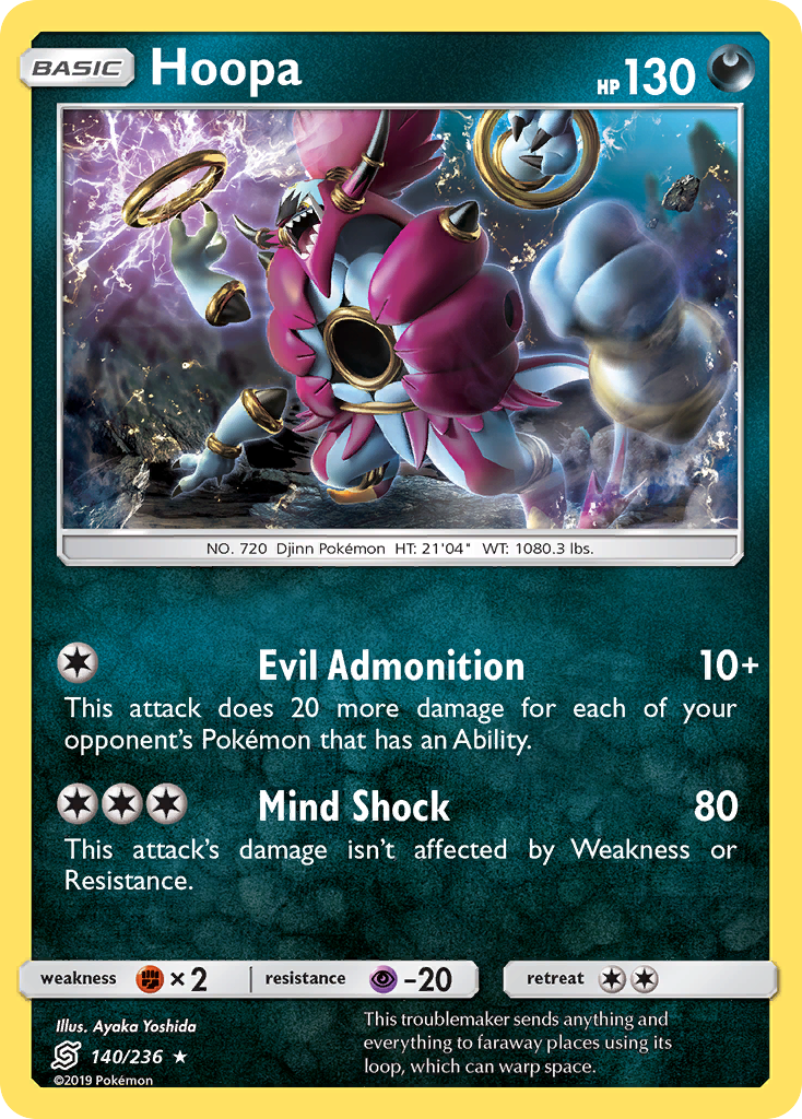 Hoopa (140/236) [Sun & Moon: Unified Minds] | Cracking-Singles