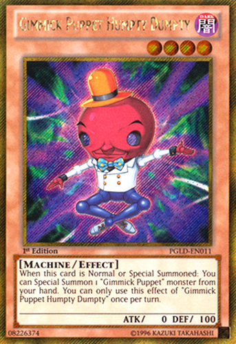 Gimmick Puppet Humpty Dumpty [PGLD-EN011] Gold Secret Rare | Cracking-Singles