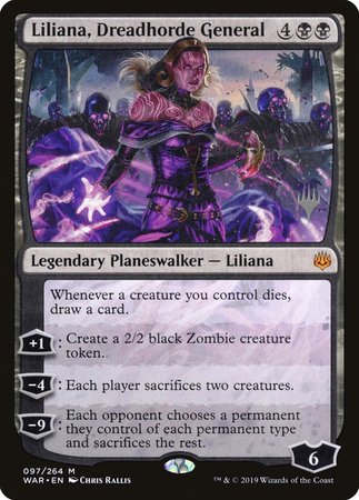 Liliana, Dreadhorde General [War of the Spark Promos] | Cracking-Singles