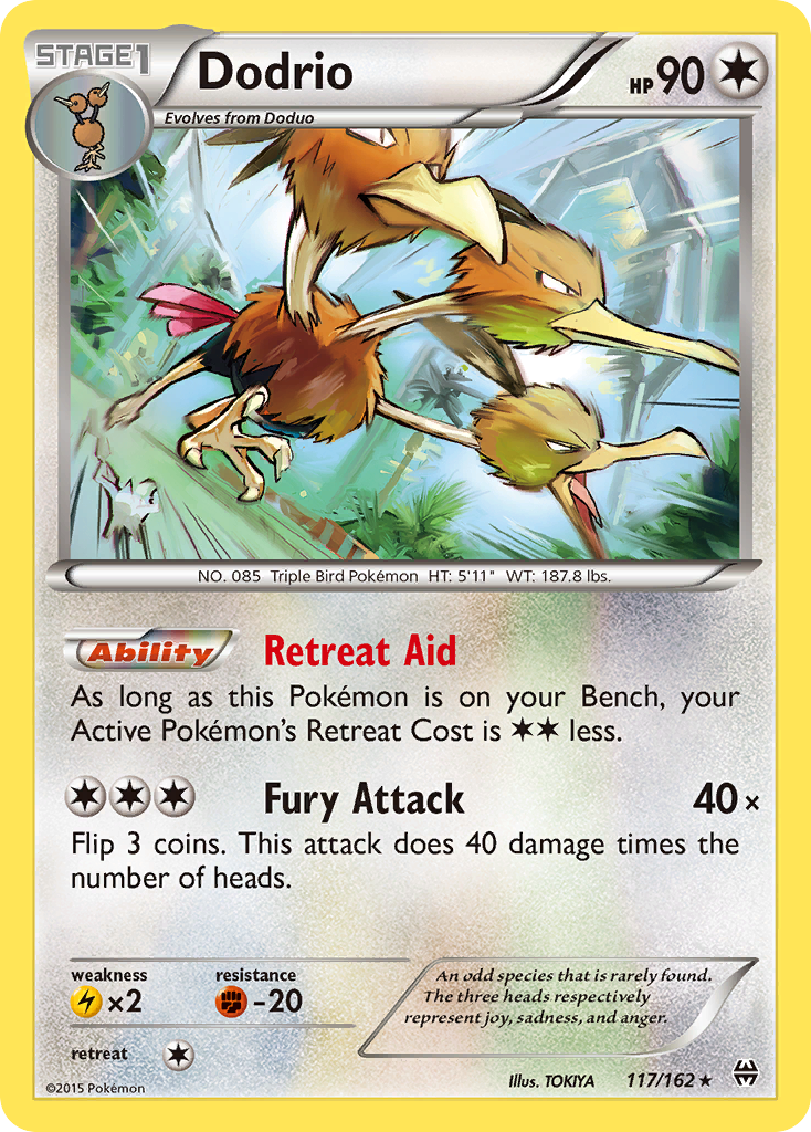 Dodrio (117/162) [XY: BREAKthrough] | Cracking-Singles