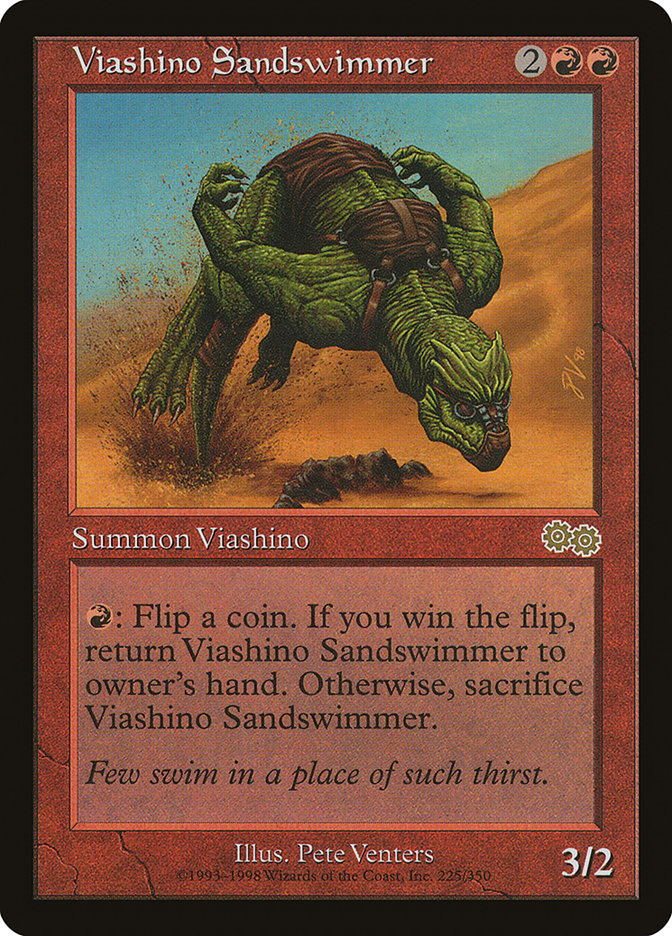 Viashino Sandswimmer [Urza's Saga] | Cracking-Singles