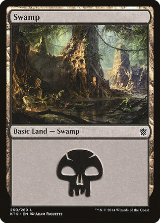 Swamp (260) [Khans of Tarkir] | Cracking-Singles