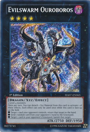 Evilswarm Ouroboros [HA07-EN065] Secret Rare | Cracking-Singles