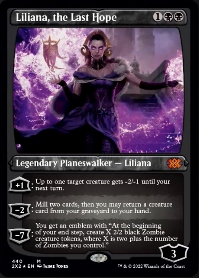 Liliana, the Last Hope (Foil Etched) [Double Masters 2022] | Cracking-Singles