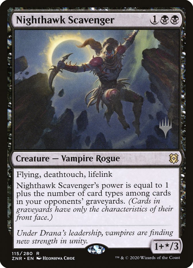 Nighthawk Scavenger (Promo Pack) [Zendikar Rising Promos] | Cracking-Singles