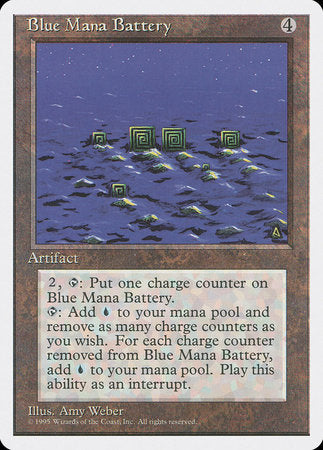 Blue Mana Battery [Fourth Edition] | Cracking-Singles