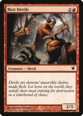 Riot Devils [Innistrad] | Cracking-Singles