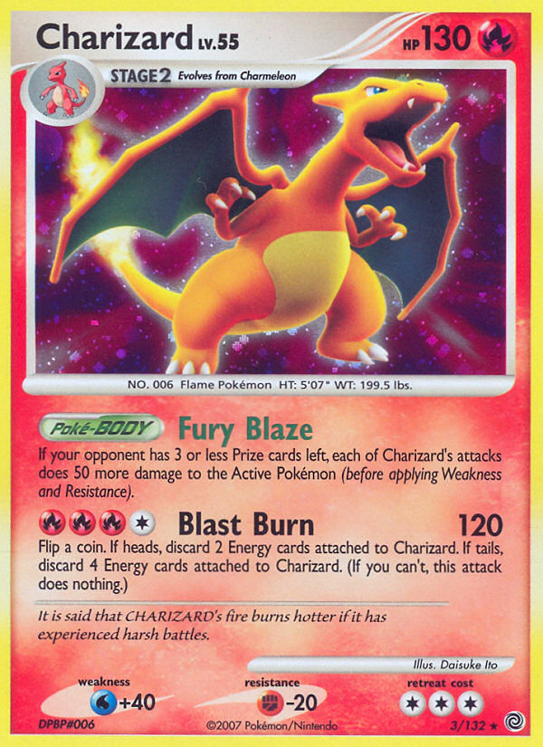 Charizard (3/132) [Diamond & Pearl: Secret Wonders] | Cracking-Singles