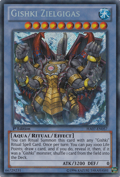 Gishki Zielgigas [HA07-EN057] Secret Rare | Cracking-Singles