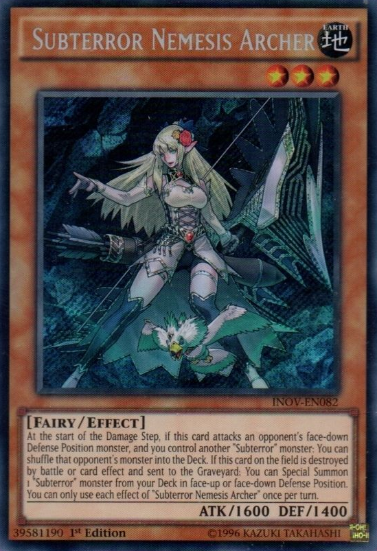 Subterror Nemesis Archer [INOV-EN082] Secret Rare | Cracking-Singles