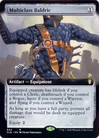 Multiclass Baldric (Extended Art) [Commander Legends: Battle for Baldur's Gate] | Cracking-Singles