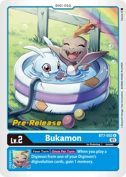 Bukamon [BT7-002] [Next Adventure Pre-Release Cards] | Cracking-Singles