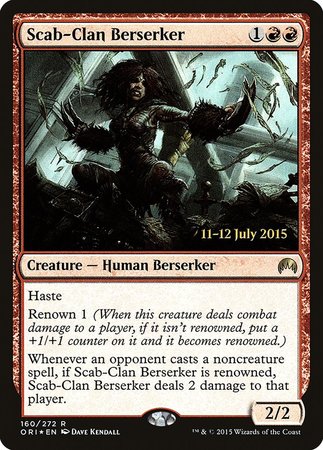 Scab-Clan Berserker [Magic Origins Promos] | Cracking-Singles