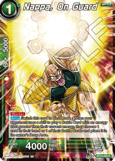 Nappa, on Guard [BT15-085] | Cracking-Singles