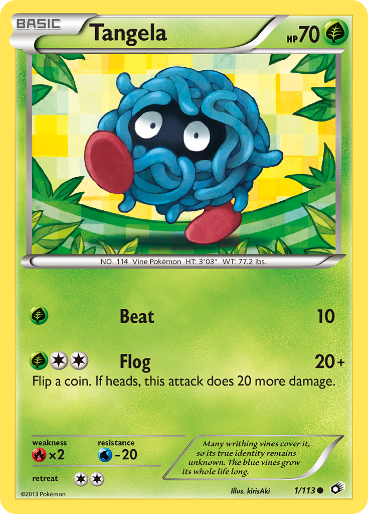 Tangela (1/113) [Black & White: Legendary Treasures] | Cracking-Singles