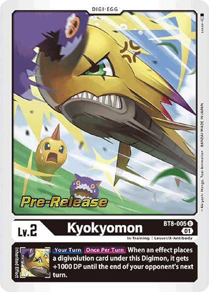 Kyokyomon [BT8-005] [New Awakening Pre-Release Cards] | Cracking-Singles