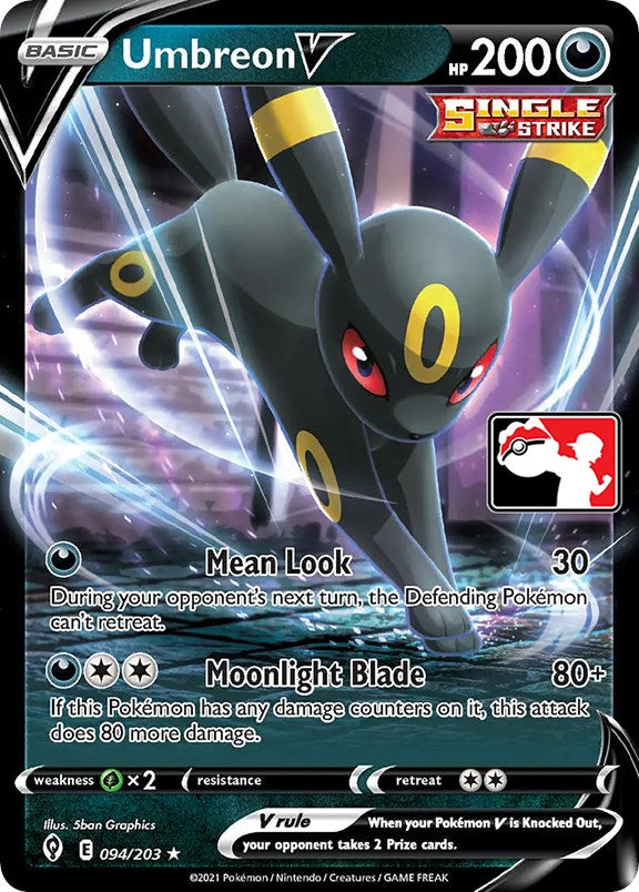 Umbreon V (094/203) [Prize Pack Series One] | Cracking-Singles