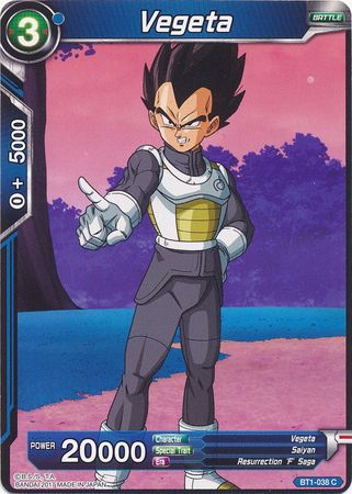 Vegeta [BT1-038] | Cracking-Singles