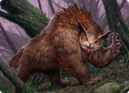 Owlbear Art Card [Dungeons & Dragons: Adventures in the Forgotten Realms Art Series] | Cracking-Singles