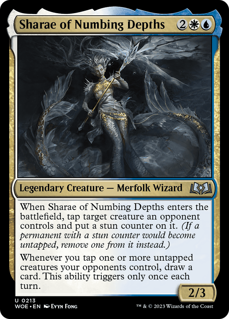 Sharae of Numbing Depths [Wilds of Eldraine] | Cracking-Singles