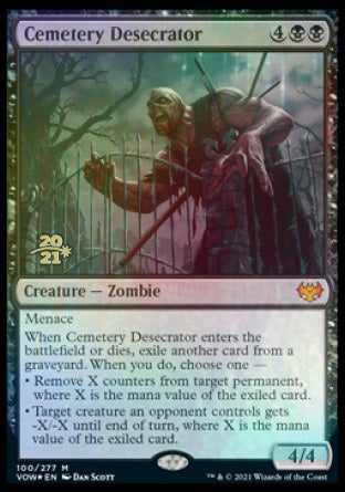 Cemetery Desecrator [Innistrad: Crimson Vow Prerelease Promos] | Cracking-Singles