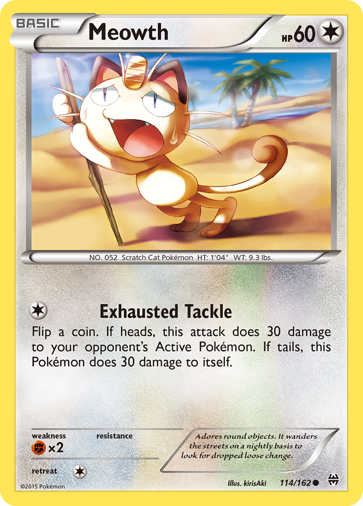 Meowth (114/162) [XY: BREAKthrough] | Cracking-Singles