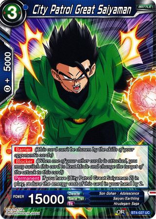 City Patrol Great Saiyaman [BT4-027] | Cracking-Singles