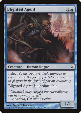 Blighted Agent [New Phyrexia] | Cracking-Singles