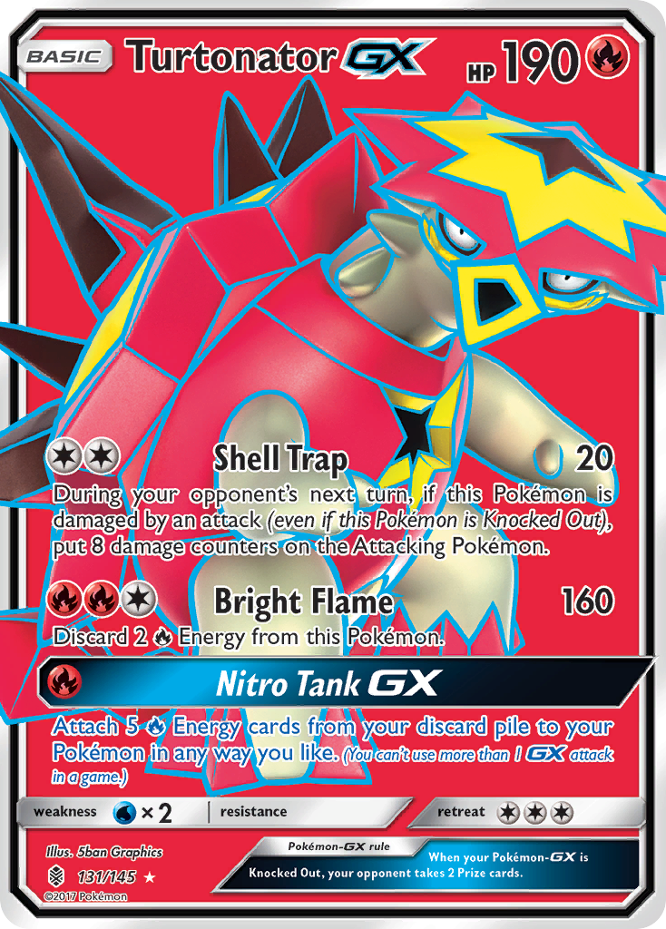 Turtonator GX (131/145) [Sun & Moon: Guardians Rising] | Cracking-Singles