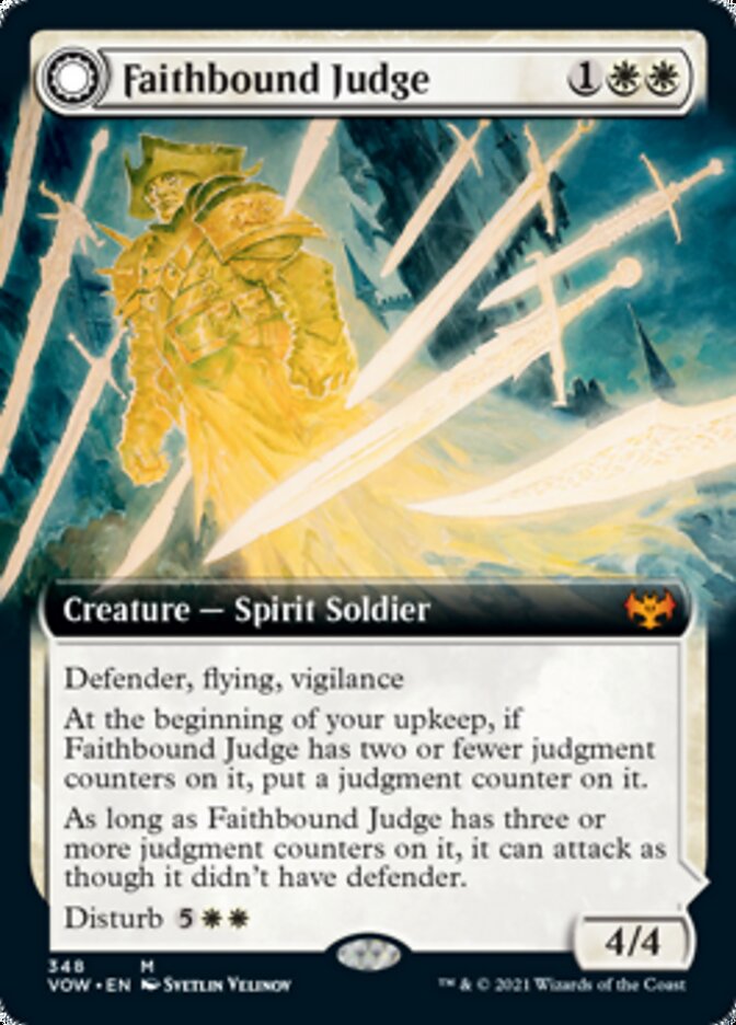 Faithbound Judge // Sinner's Judgment (Extended) [Innistrad: Crimson Vow] | Cracking-Singles