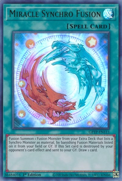 Miracle Synchro Fusion [GFTP-EN111] Ultra Rare | Cracking-Singles