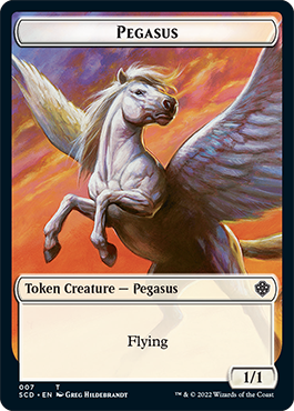 Pegasus // Faerie Double-Sided Token [Starter Commander Decks] | Cracking-Singles