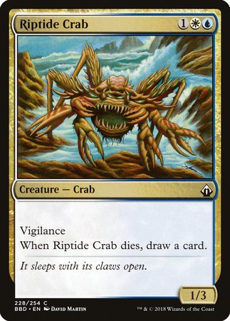 Riptide Crab [Battlebond] | Cracking-Singles