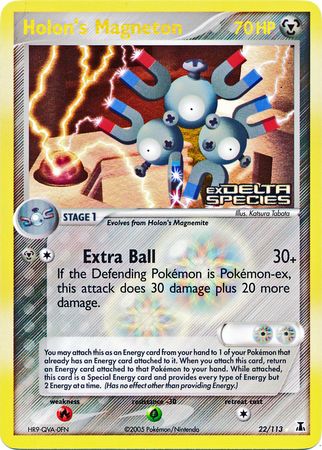 Holon's Magneton (22/113) (Stamped) [EX: Delta Species] | Cracking-Singles