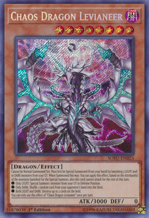 Chaos Dragon Levianeer [SOFU-EN025] Secret Rare | Cracking-Singles