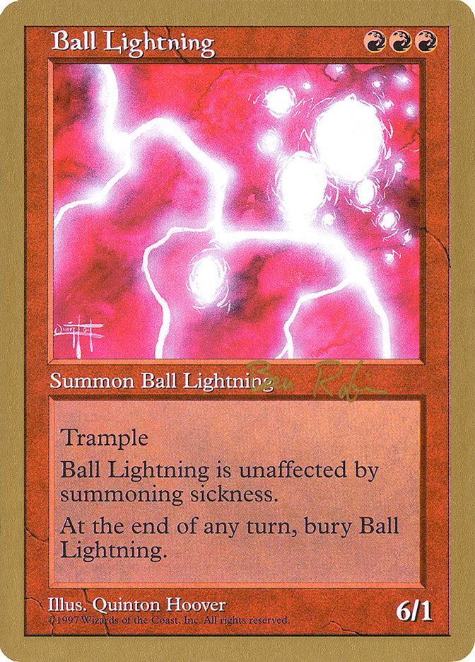 Ball Lightning (Ben Rubin) [World Championship Decks 1998] | Cracking-Singles