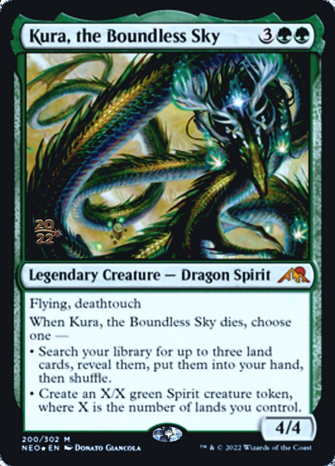 Kura, the Boundless Sky [Kamigawa: Neon Dynasty Prerelease Promos] | Cracking-Singles