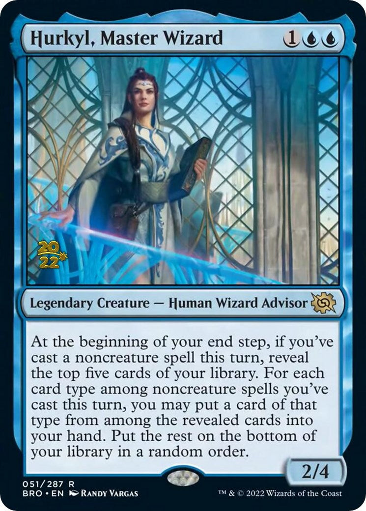 Hurkyl, Master Wizard [The Brothers' War: Prerelease Promos] | Cracking-Singles