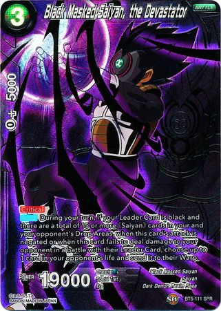 Black Masked Saiyan, the Devastator (SPR) (BT5-111) [Miraculous Revival] | Cracking-Singles